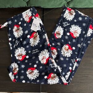 Old Navy Navy Blue Santa Pajama Pants